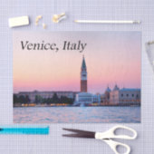 Venetië, Italië Roze Sunset Tissuepapier (Craft)