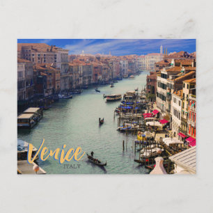 Venetië Italië Schitterende Reisansichtkaart Briefkaart