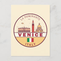 Venetië Italië Skyline Embleem