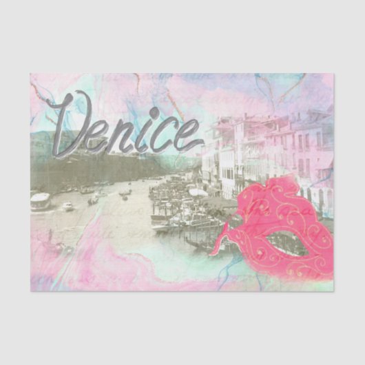  Venetië, Italië Tissuepapier (Voorkant)