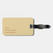 Venetië, Italië Vintage Bagagelabel (Achterkant horizontaal)