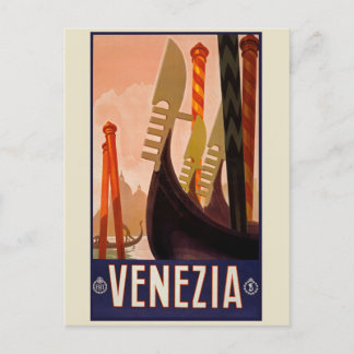 Venetië, Italië Vintage Travel Briefkaart