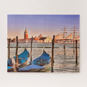 Venetië, Italië Zeilboot met Gondels Legpuzzel