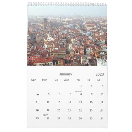 Venetië-kalender Kalender (Jan 2026)