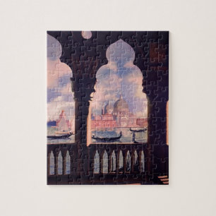  Venetië - Kunst ter illustratie van reizen Legpuzzel