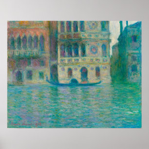 Venetië, Palazzo Dario (1908) van Claude Monet Poster