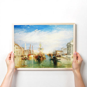 Venetië, Portiek van Madonna door J. M. W. Turne Foto Afdruk