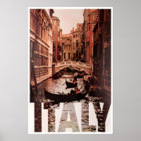 Venetië Print Italia Reisposter Italiaanse Kunst