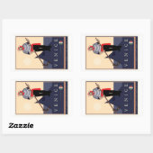 Venetië Rechthoekige Sticker (Vel)