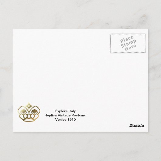 Venetië, Replica Briefkaart 1910 (Achterkant)