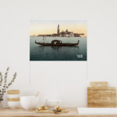 Venetië rond 1900 poster (Keuken)