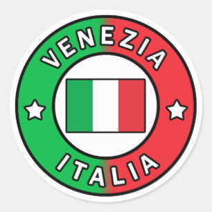 Venetië Ronde Sticker