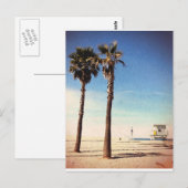 Venetië-strand Briefkaart (Voorkant / Achterkant)