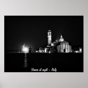 Venetië te Night, Italië nr. 1 (Poster) Poster