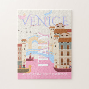 Venetië Travel Art, Italië, Travel Art Legpuzzel