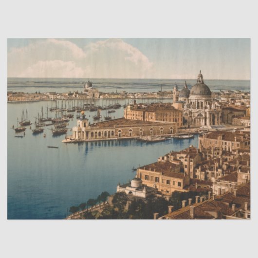 Venetië uit Campanile I, Italië Tissuepapier (Voorkant)
