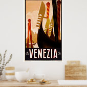 Venetië Venezia Italië - Posters voor het reizen m (Keuken)