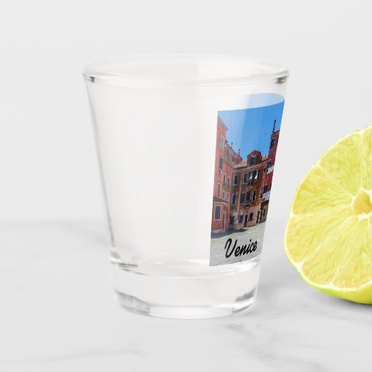 Venetië vierkant shot glas (Links)