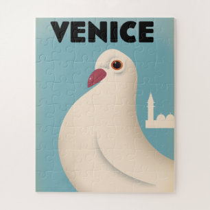 Venetië vintage stijl reisposter legpuzzel