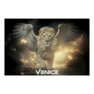VENETIE - VLEUGELIGE LEEUW PERFECT POSTER