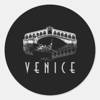 Venetië voor Italië Ronde Sticker
