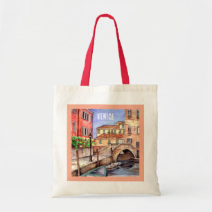 Venetië - Waterverf pen en was Tote Bag