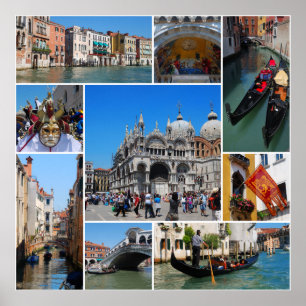 Venetiekcollage Poster
