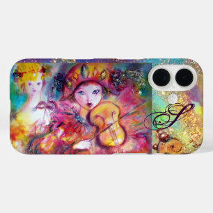 VENETISCHE MASQUERADE / HARLEQUINE EN COLUMBINE iPhone 16 HOESJE