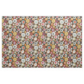 veneto boho spot chocolade stof (Yard (91,4 cm))