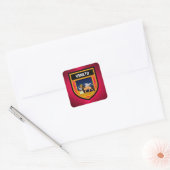 Veneto Flag Vierkante Sticker (Envelop)