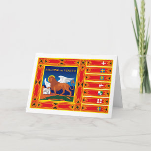 Veneto Flag Wenskaart Kaart