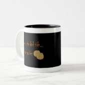 Venez à la Mug noire côté foncé (Devant gauche)