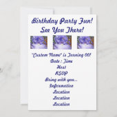 Venez à ma partie ! Invitations d'amusement de (Dos)