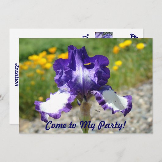 Venez à ma partie ! Invitations d'amusement de (Devant / Derrière)