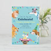 Venez, Asseyez-vous, Séjournez Invitation de fête (Debout devant)