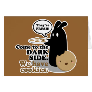 Venez au Side.Card foncé - noir