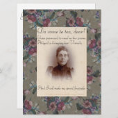 Venez au thé, cher - invitation de partie (Devant / Derrière)