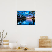 Venez avec moi Serene Lake Poster  (Cuisine)