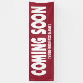 Venez bientôt bannière de signe d'ouverture (Vertical)