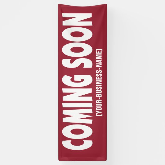 Venez bientôt bannière de signe d'ouverture (Vertical)