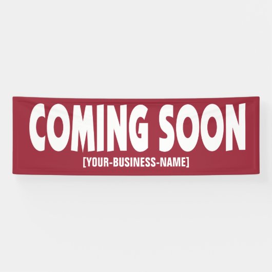 Venez bientôt bannière de signe d'ouverture (Horizontal)
