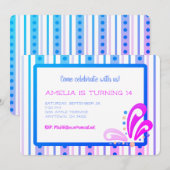 Venez célébrer avec nous Invitation personnalisabl (Devant / Derrière)