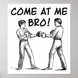 Venez chez moi Bro Funny Poster