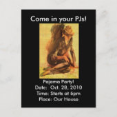 Venez dans vos PJs !, Invitation de la fête du pyj (Devant)