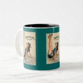 Venez dessus dans la tasse de Pin- de marine (Devant gauche)