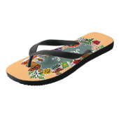 Venez Été autocollant coquin Paire de tongs (Incliné)