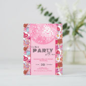 Venez faire la fête avec moi rose invitation d'ann (Debout devant)