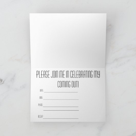 VENEZ INVITATION (Intérieur)