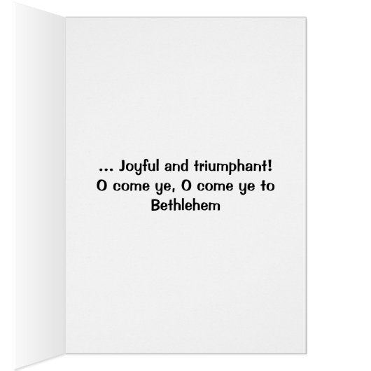 Venez tous fidèles (Intérieur (Droit))