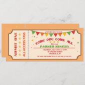 Venez tous Invitation (Devant / Derrière)